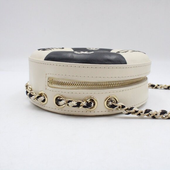Pre-Owned *RARE, VINTAGE* Chanel La Pausa Lifesaver Crossbody Bag in Black/White - Picture 5 of 15